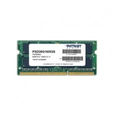 Operatyvioji atmintis (RAM) nešiojamajam kompiuteriui 8GB DDR3 1600MHZ CL11 1.5V Patriot